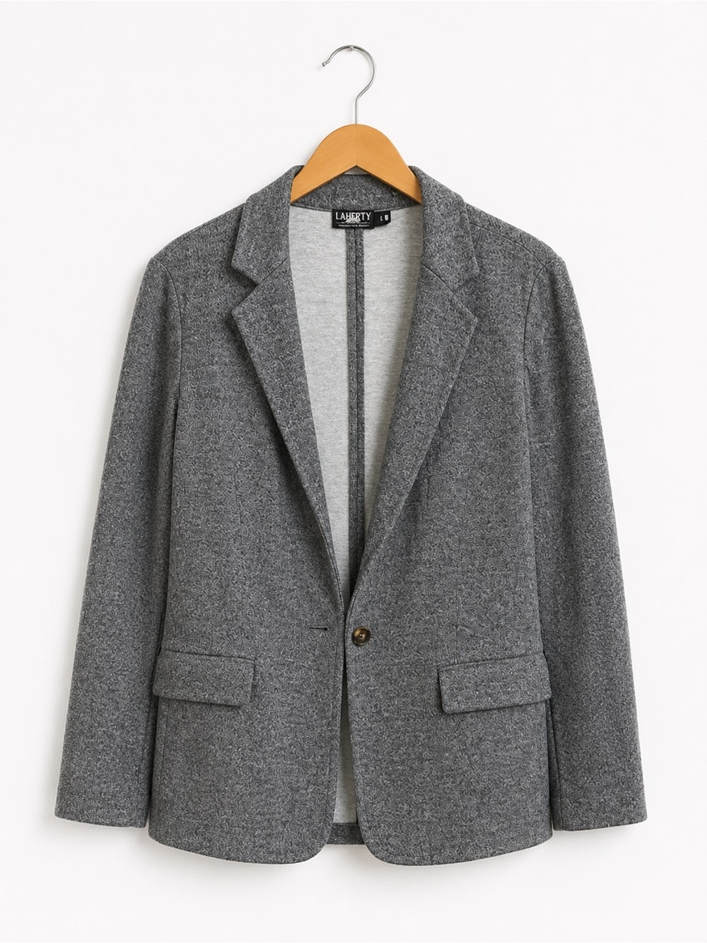 𝑭𝒂𝒉𝒆𝒓𝒕𝒚 Women’s Dream Flannel Blazer in Mountain Charcoal Gray S
